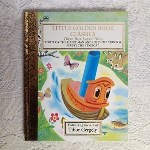 Vintage Little Golden Book Classics Three Best Loved Tales Tibor Gergely Scuffy